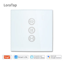 Load image into Gallery viewer, Tuya Smart Life WiFi Curtain Blinds Switch for Electric Roller Shutter motorized Mobile Remote Control Wall Touch Switch Google